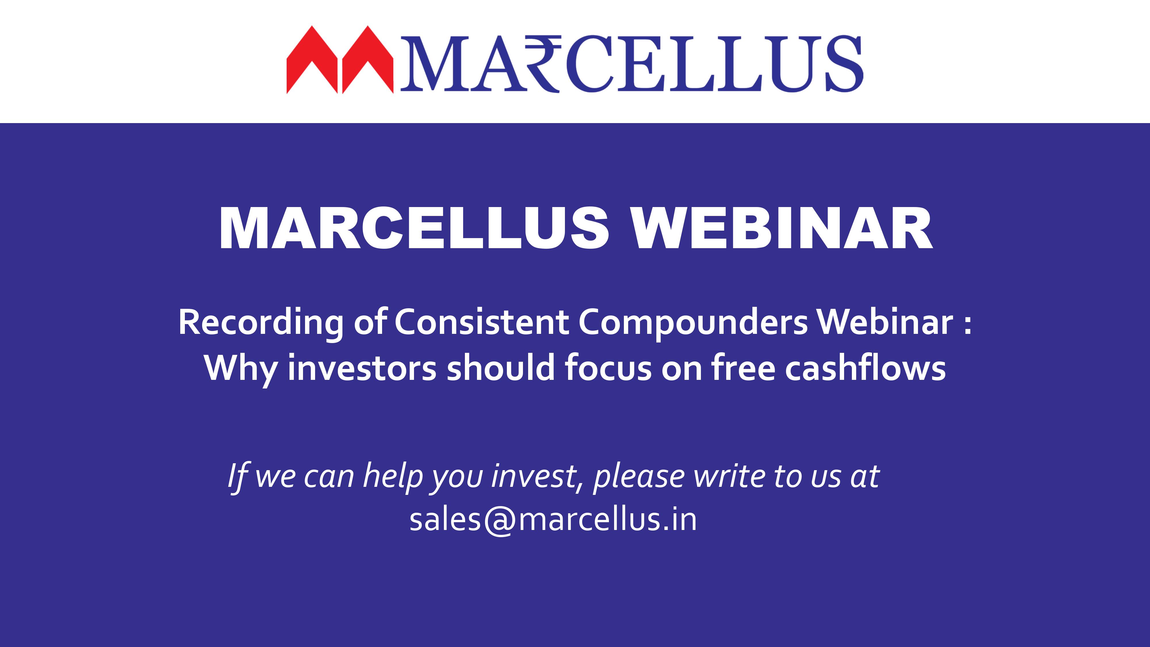 Why investors should focus on free cashflows