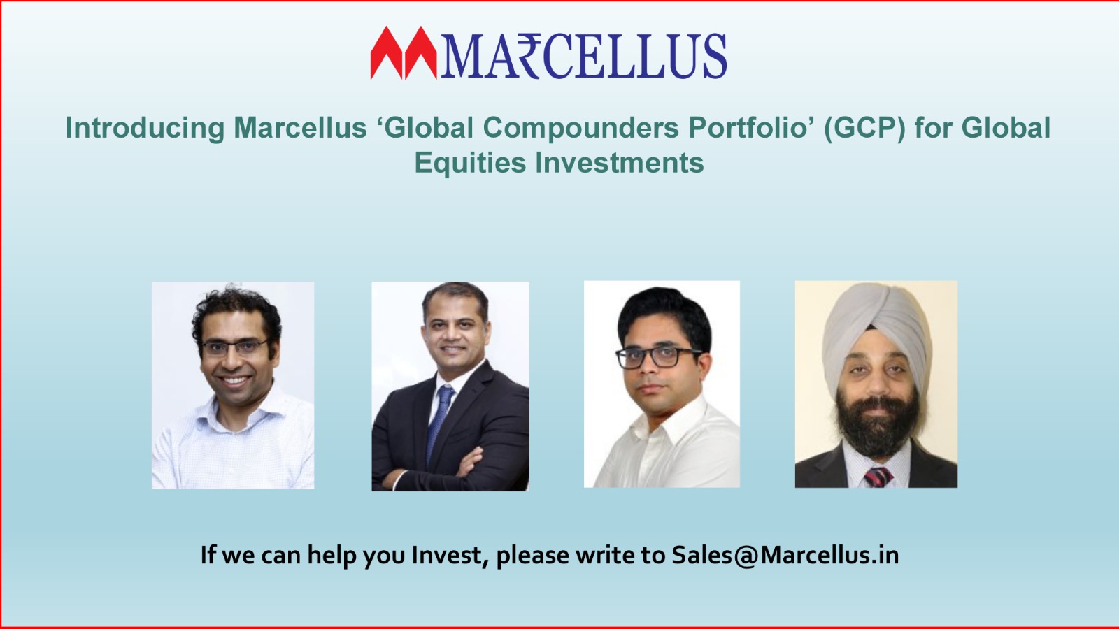 Introducing Marcellus Global Compounders Portfolio (GCP) for Global Equities Investments